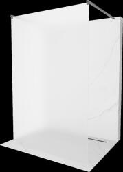 Mexen Kioto, Walk-In zuhany paraván 130 x 200 cm, 8 mm matt üveg, grafit profil, 800-130-002-66-30 (800-130-002-66-30)