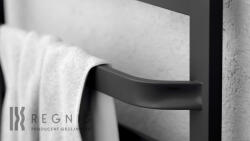 REGNIS LOX DUO, fűtőelem 530x1800mm, 765W, fekete matt, LOXDUO1810/540/D50/LG/FEKETE (LOXDUO1810/540/D50/LG/BLACK)