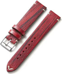 Ricardo Firenze curea din piele, roșu 22 mm