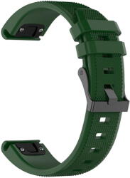 Techsuit Curea pentru Instinct 2S/2S Solar/Approach S70 42mm/Forerunner 220/230/235/630/735 - Techsuit Watchband QuickFit 20mm (W058) - Dark Green (KF2334816)