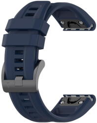 Techsuit Curea pentru Garmin Fenix 3/3 HR/5X/5X Plus/6X/6X Pro/7X/7X Pro Solar - Techsuit Watchband QuickFit 26mm (W060) - Navy Blue (KF2334849) - vexio