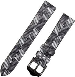 Ricardo Curea din piele Ricardo Messina, negru 18 mm