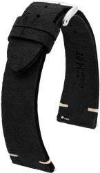 Hirsch Curea din piele Hirsch Serro L 05564050-2, negru, piele de antilopă, ediție limitată 20 mm
