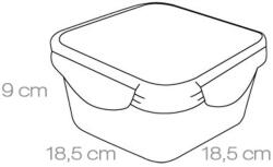 Tescoma FRESHBOX Négyzet alakú ételtároló doboz, 2, 0 l (892016.00)
