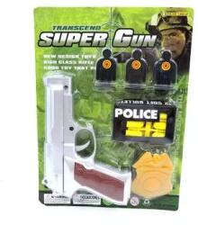 Man Yuk Toys Pistol de jucărie cu gloanțe și ținte din plastic