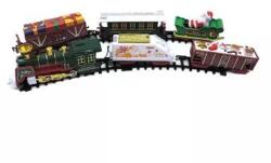 Man Yuk Toys Karácsonyi gőzmozdony szett Mikulás figurával - 30 db-os