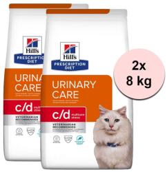 Hill's Hill's Prescription Diet c/d Stress Care of the urinar system granule pentru pisici 2 x 8 kg