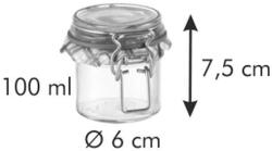 Tescoma DELLA CASA csatos befőttes üveg, 100 ml (895140.00)