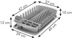 Tescoma CLEAN KIT csepegtető tálca, szürke (2134349)