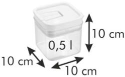 Tescoma AIRSTOP Ételtároló doboz, 0.5 l (891620.00)