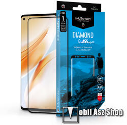 MyScreen OnePlus 8, MYSCREEN DIAMOND GLASS LITE EDGE üvegfólia, 9H, Full, Fekete