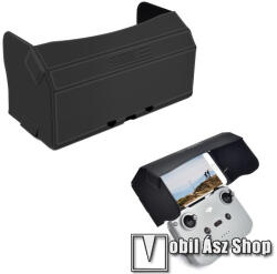 DJI Mini 2 / Mavic Air 2 / Air 2S modellekhez PU bőr napellenző - összecsukható, mágneses, 182mm x 101mm x 10mm - FEKETE