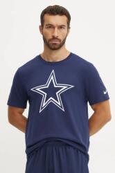 Nike pamut póló Dallas Cowboys sötétkék, férfi, nyomott mintás, N199-41S-7RD-CLH - sötétkék S
