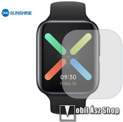 SUNSHINE Hydrogel TPU okosóra képernyővédő fólia - Ultra Clear, ÖNREGENERÁLÓ! - 1db, a teljes képernyőt védi - Oppo Watch 41mm
