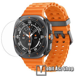  TPU okosóra képernyővédő fólia - CLEAR - 1db, törlőkendővel - A TELJES KIJELZŐT VÉDI! - SAMSUNG Galaxy Watch6 Classic 47mm (SM-R960/965) / Galaxy Watch Ultra (SM-L705)