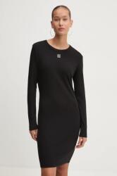 HUGO BOSS ruha fekete, mini, egyenes, 50518385 - fekete XS