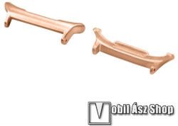 Samsung Galaxy Watch Ultra, Okosóra fém csatlakozó adapter, 2db/1pár, bármilyen 22mm-es teleszkópos szíjjal használható, Rose Gold