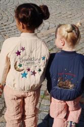 Konges Sløjd gyerek bomberdzseki JUNO SEQUIN BOMBER JACKET bézs, KS101250 - bézs 74