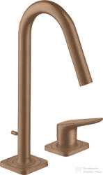 Hansgrohe AXOR CITTERIO M 2 üléses mosdó csaptelep automata leeresztővel, szálcsiszolt vörös arany hatású 34132310 (34132310)