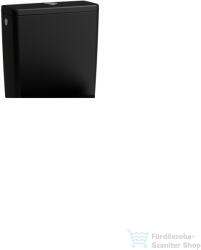 Laufen Lua monoblokkos wc tartály 5/3L, vízbekötés alul bal oldalon, matt fekete H8270837169731 (H8270837169731)