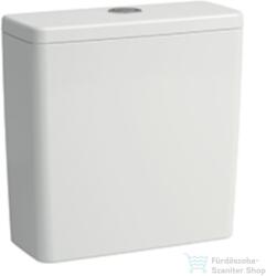 Laufen Lua monoblokkos wc tartály 5/3L, vízbekötés hátul középen, LCC bevonattal, fehér H8270814009711 (H8270814009711)