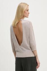 Zadig&Voltaire gyapjú pulóver könnyű, női, bézs, KWSW01660 - bézs S