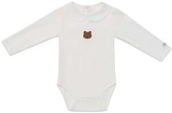 Donsje pamut baba body Davo Bodysuit Bear 3030101 - fehér 86