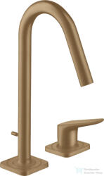 Hansgrohe AXOR CITTERIO M 2 üléses mosdó csaptelep automata leeresztővel, szálcsiszolt bronz 34132140 (34132140)