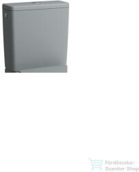 Laufen Lua monoblokkos wc tartály 5/3L, vízbekötés alul bal oldalon, matt grafit H8270837589731 (H8270837589731)
