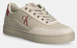 Calvin Klein sportcipő CLASSIC CUPSOLE LOW MG LTH bézs, YW0YW01585 - bézs Női 39