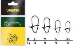 Delphin Fastlock micro snap /10db (S/4kg) (969C04300)