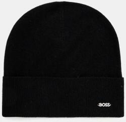 BOSS gyapjú sapka - fekete Univerzális méret - answear - 17 190 Ft
