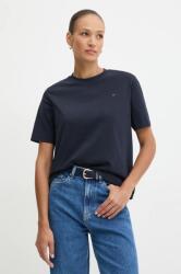 Tommy Hilfiger pamut póló női, sötétkék, WW0WW43597 - sötétkék XS - answear - 14 990 Ft