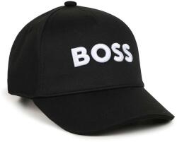 BOSS gyerek baseball sapka fekete, nyomott mintás, J51571 - fekete 58