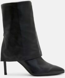 AllSaints bőr csizma Odyssey Boot fekete, női, tűsarkú, W101FB - fekete Női 40