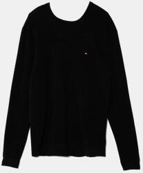 Tommy Hilfiger pamut pulóver könnyű, fekete, MW0MW36347 - fekete L