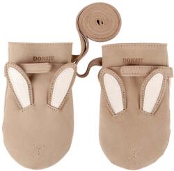 Donsje gyerek bőr kesztyű Kapi Classic Mittens Bunny bézs, 6019003 - bézs 104