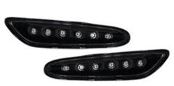 BMW átlátszó búrás fekete házas SMD LED oldalindex szett E46 E60 E61 E81 E82 E83 E84 E87 E88 E90 E91 E92 E93