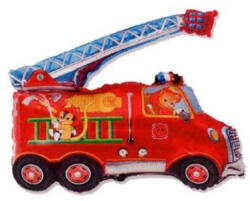 Godan Fire Car, Tűzoltóautó fólia lufi 36 cm (MLG320763)