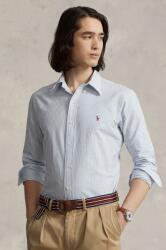 Ralph Lauren pamut ing férfi, legombolt galléros, regular, 710792041 - kék L - answear - 42 990 Ft