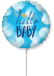 Godan Hello Baby Blue fólia lufi 36 cm (MLG323795)