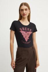 Guess t-shirt női, fekete, W4BI19 J1314 - fekete S