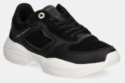 Tommy Hilfiger bőr sportcipő CHUNKY RUNNER fekete, FW0FW08130 - fekete Női 36