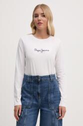 Pepe Jeans pamut hosszúujjú FIORE LS fehér, PL505947 - fehér XS
