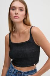 Calvin Klein Jeans top női, fekete, J20J224048 - fekete M