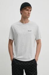 Pepe Jeans pamut póló SAM TEE szürke, férfi, nyomott mintás, PM509433 - szürke XL