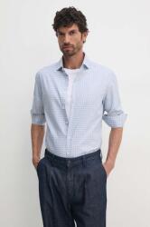 Hackett pamut ing férfi, olasz galléros, regular, HM3010115 - kék M