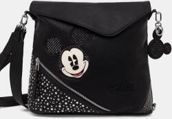 Desigual hátizsák MICKEY STUDSTYLE JER fekete, női, nagy, nyomott mintás, 24WAKP21 - fekete Univerzális méret