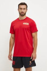 Nike edzős póló San Francisco 49ers piros, nyomott mintás, 02ES-084K-73-K0Z - piros XL