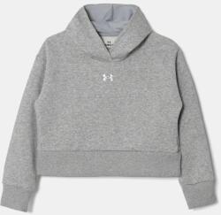 Under Armour gyerek felső UA Rival Fleece Crop szürke, melange, kapucnis - szürke 122-127